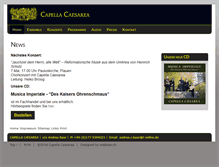 Tablet Screenshot of capellacaesarea.de